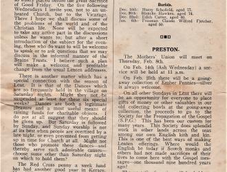 Parish magazine 1945, article about Kersey