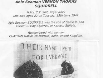 Vernon Squirrel memorial
