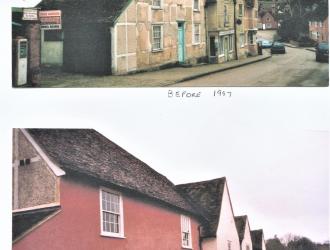 Stone House before and after 1997 and 2002